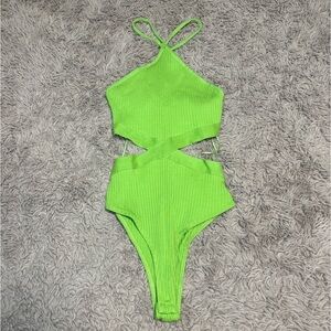Zara Neon Green Bodysuit